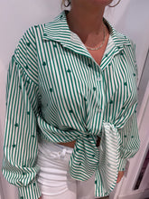 Afbeelding in Gallery-weergave laden, Heart blouse green
