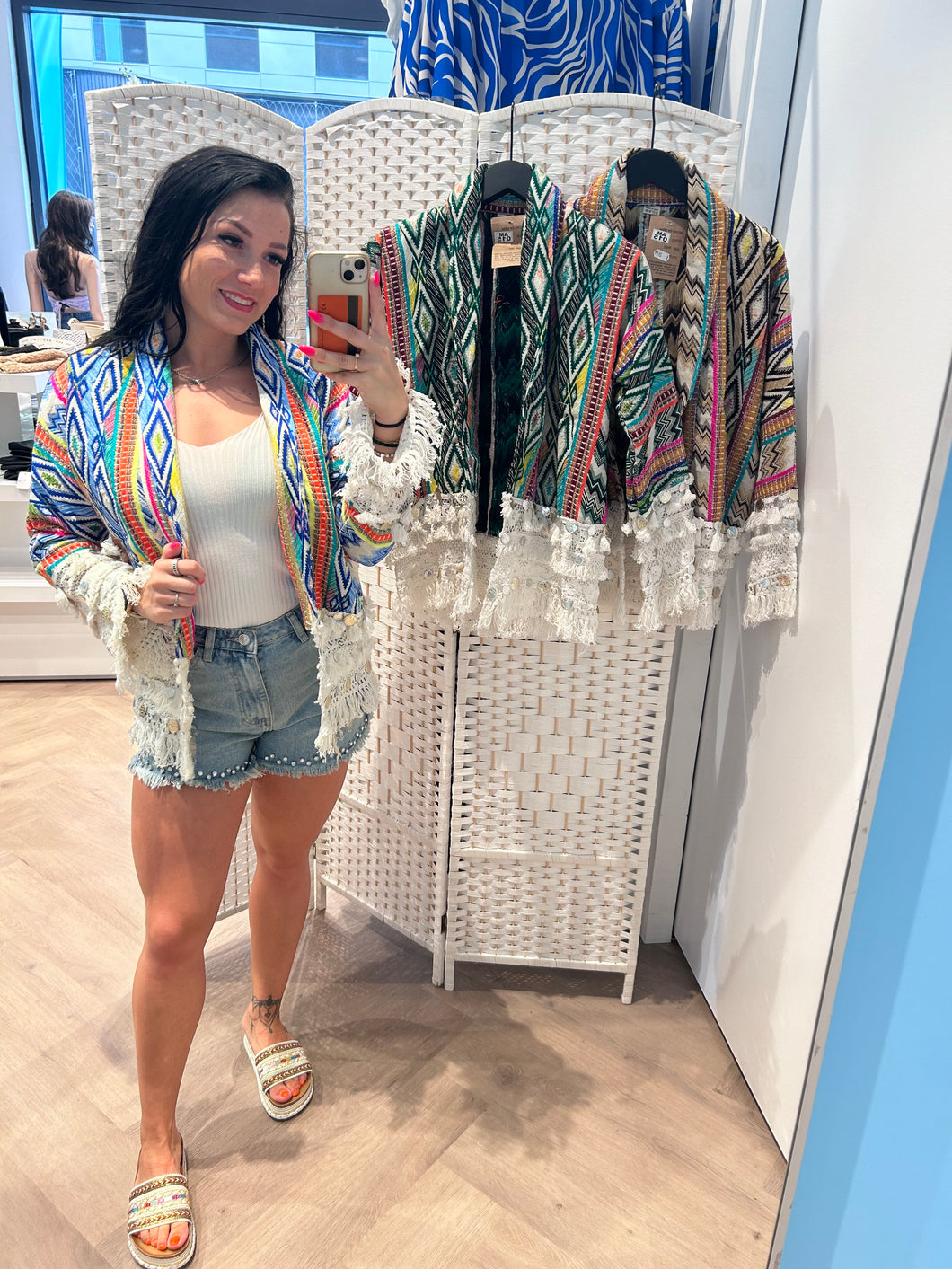 Ibiza coat blue