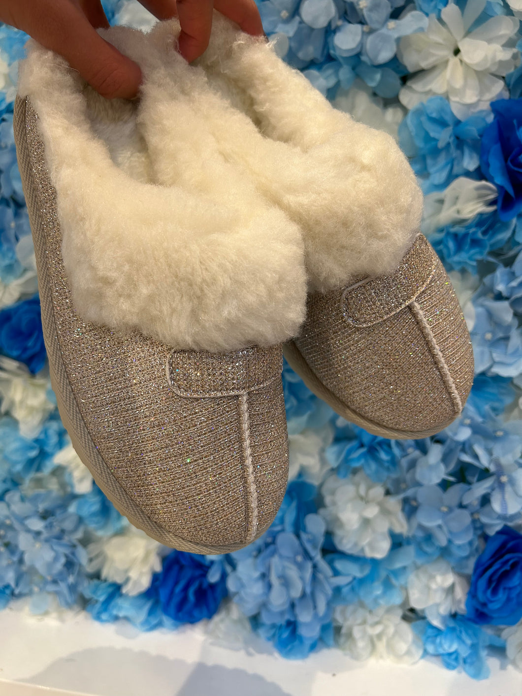 Glitter pantoffels