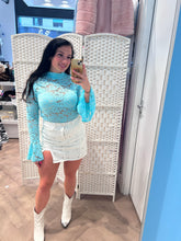 Afbeelding in Gallery-weergave laden, Lace top blue
