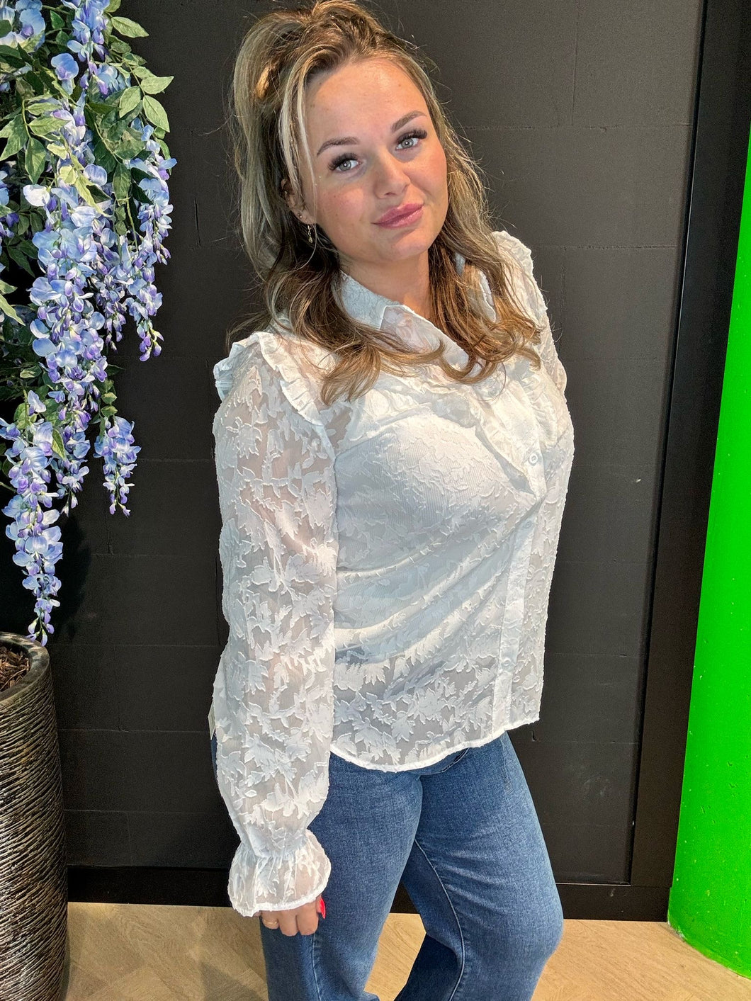 Ruffle blouse