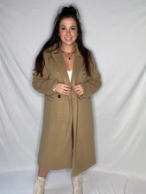 Afbeelding in Gallery-weergave laden, Mantel jas camel
