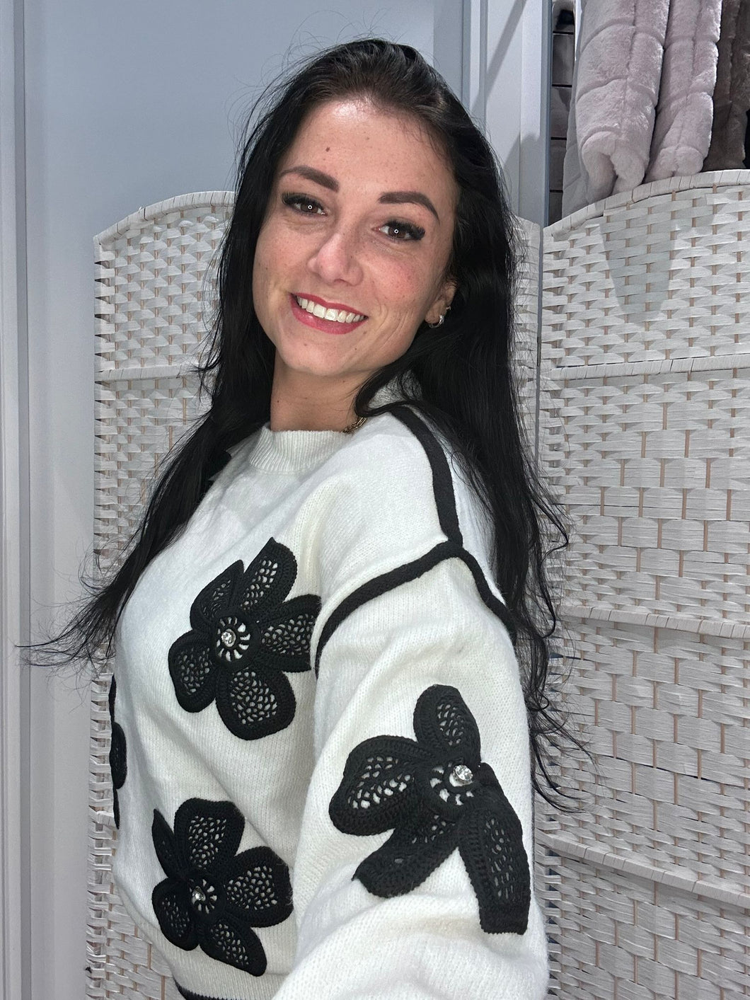 Bloemen trui
