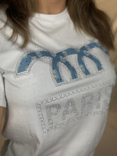 Afbeelding in Gallery-weergave laden, Paris t-shirt blauw
