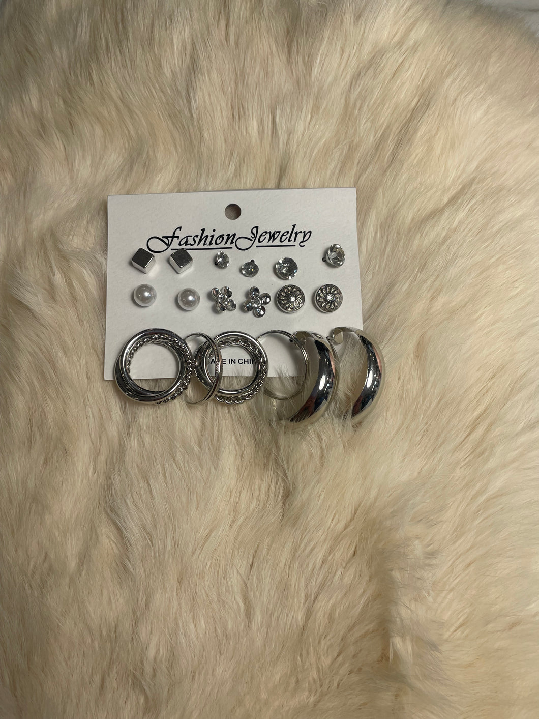 Earring set silver