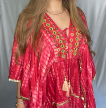 Afbeelding in Gallery-weergave laden, Ibiza boho jurk rood
