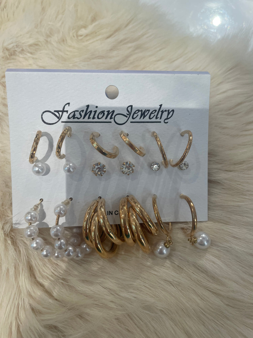 Oorbellen set goud