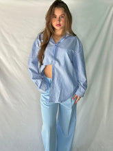 Afbeelding in Gallery-weergave laden, Glitter blouse blauw
