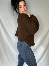 Afbeelding in Gallery-weergave laden, Oversized basic trui chocolate
