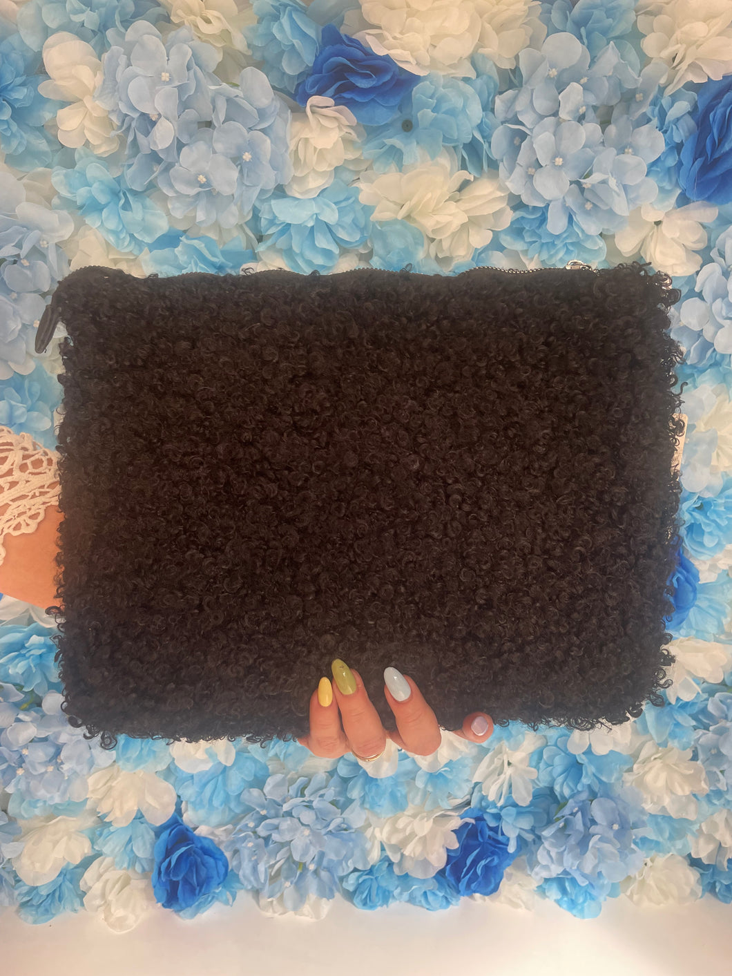 Black handbag