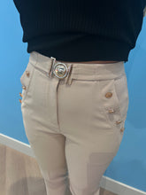 Afbeelding in Gallery-weergave laden, Pantalon beige met gesp
