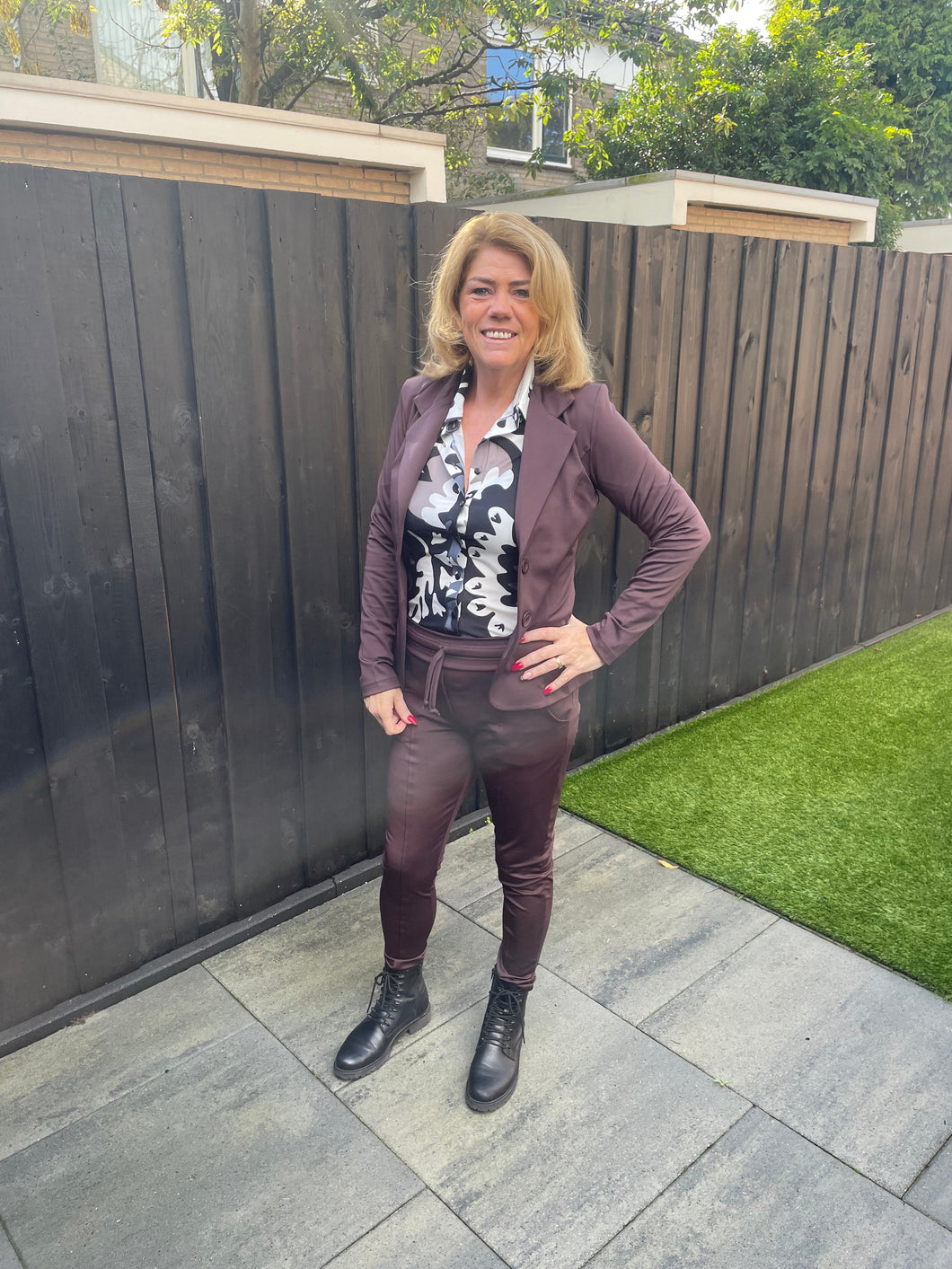 Angelle Milan chocolate broek